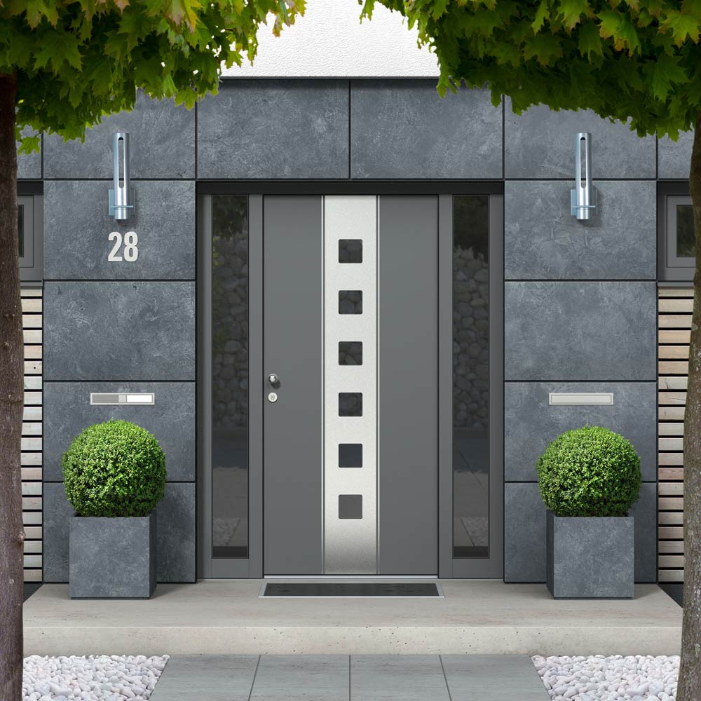 Beacon Outdoor LED Wall Light in Outside Area.