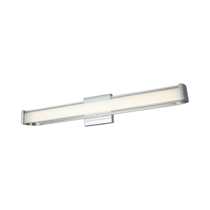 Bend LED Bath Vanity Light in Chrome (32-Inch).