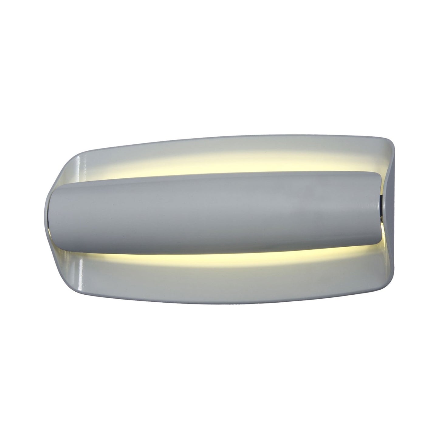 Bezel Outdoor LED Wall Light in Silica.