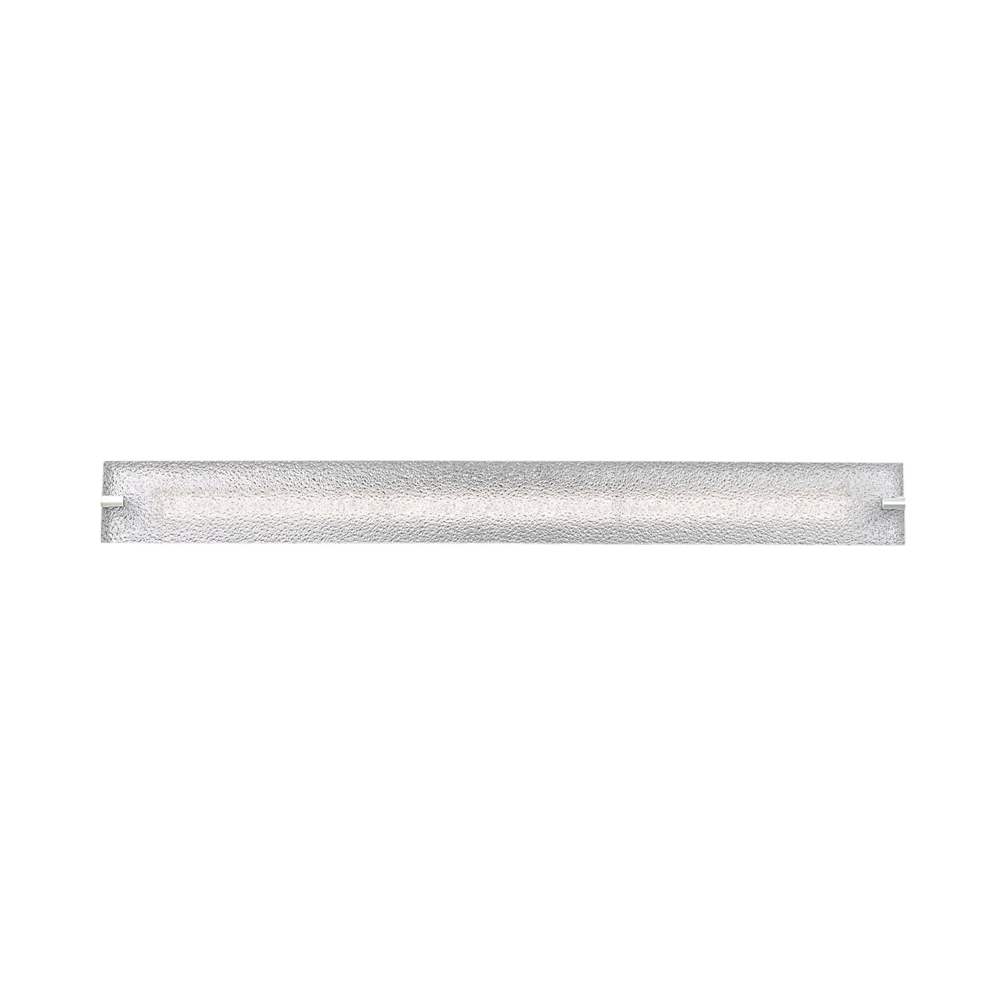 Blaze LED Bath Vanity Light in Chrome/Water Glass (40.2-Inch).