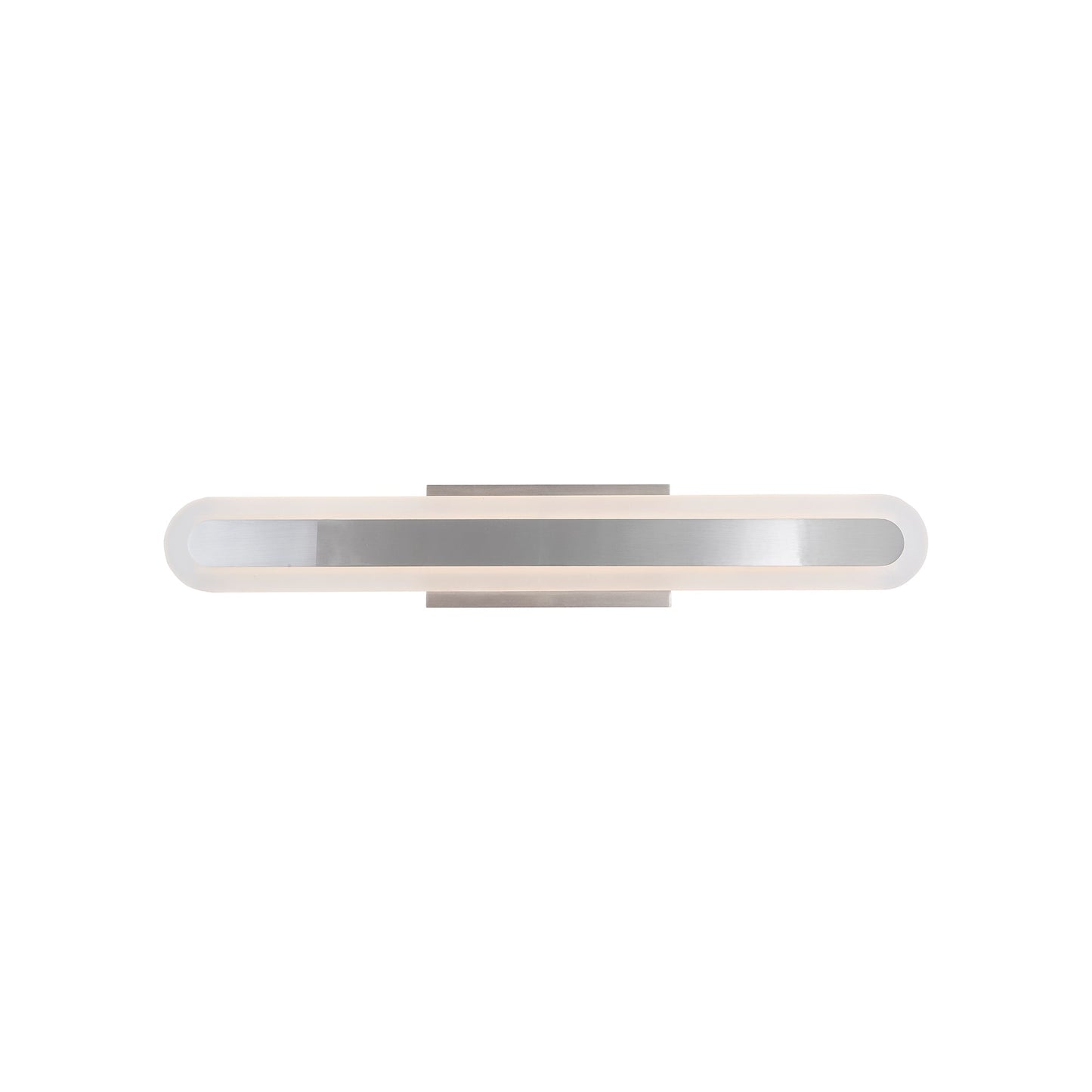 Camy LED Bath Vanity Light in Brushed Nickel (24-Inch).