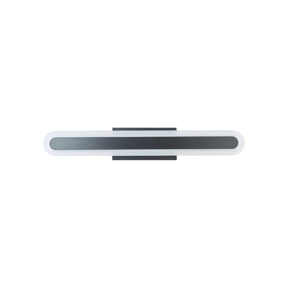 Camy LED Bath Vanity Light in Matte Black (24-Inch).