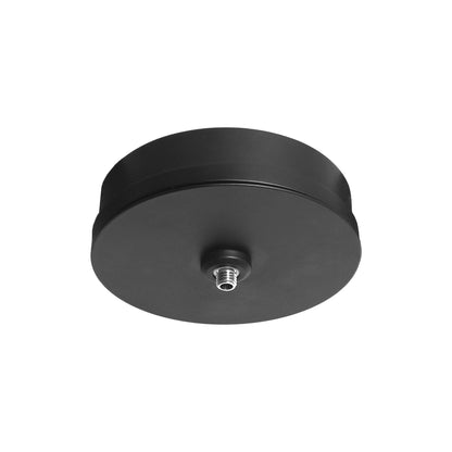 Abra Lighting Canopy in Matte Black (1-Port).