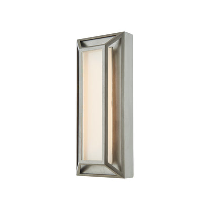 Cell Outdoor LED Wall Light in Stainless Steel (12-Inch).
