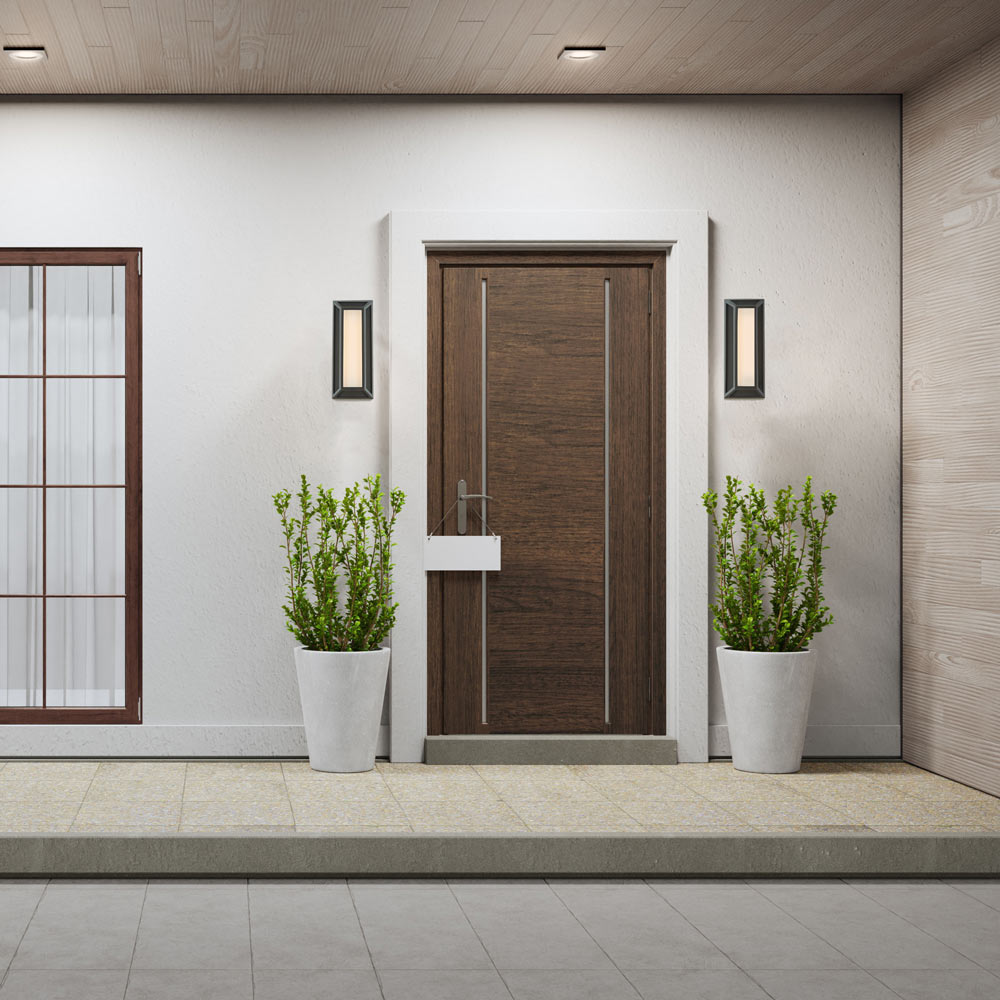 Cell Outdoor LED Wall Light in Outside Area.