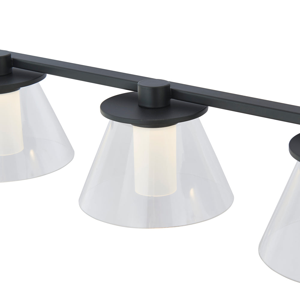 Cone LED Bath Vanity Light in Detail.