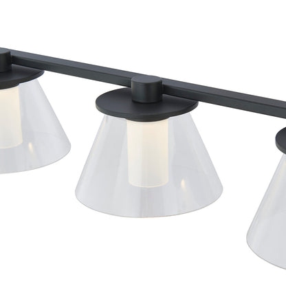 Cone LED Bath Vanity Light in Detail.