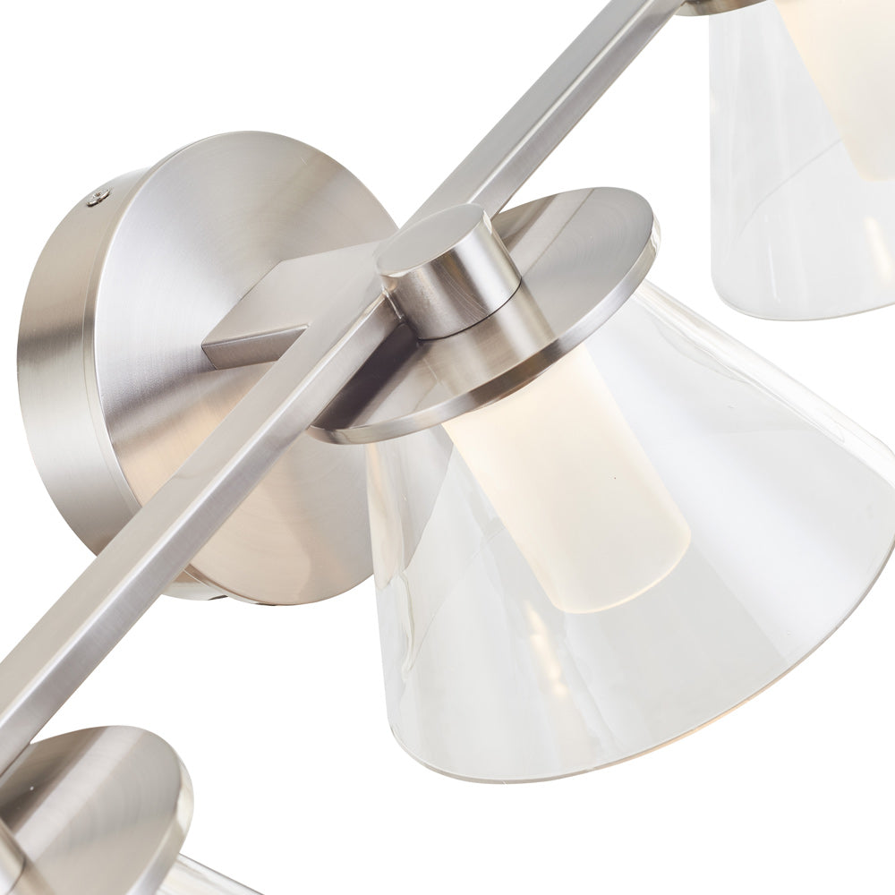 Cone LED Bath Vanity Light in Detail.