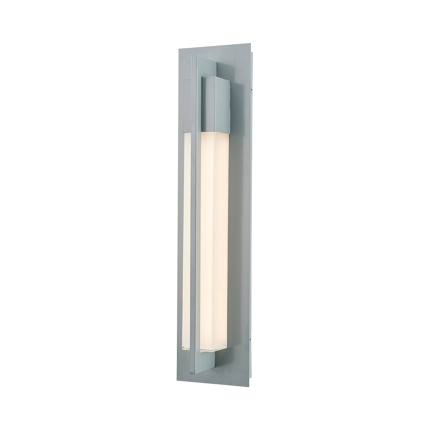 Electron Outdoor LED Wall Light in Silica (20-Inch).