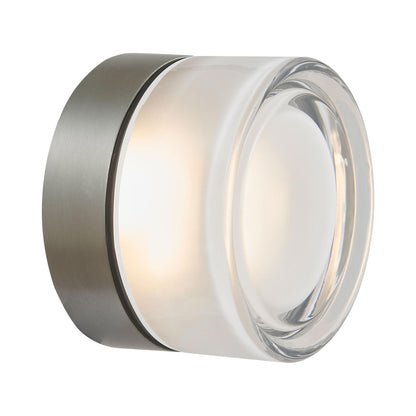 Elf Outdoor LED Ceiling / Wall Light in Anodized Aluminum / Frosted Glass.