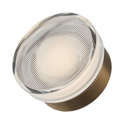 Elf Ribbed Outdoor LED Ceiling / Wall Light in Detail.