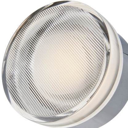 Elf Ribbed Outdoor LED Ceiling / Wall Light in Detail.