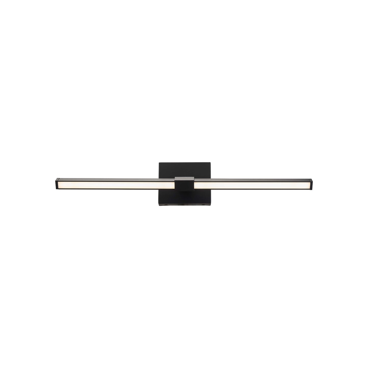 Epee LED Bath Vanity Light in Black (26-Inch).
