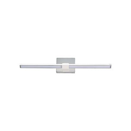 Epee LED Bath Vanity Light in Chrome (26-Inch).