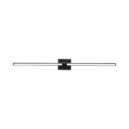 Epee LED Bath Vanity Light in Black (42-Inch).
