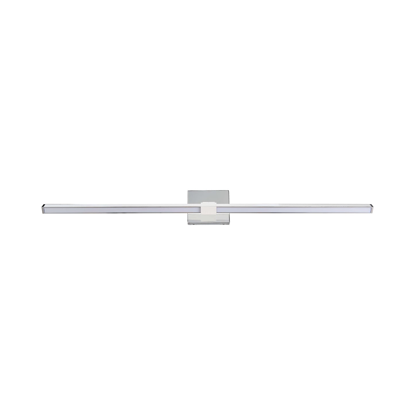 Epee LED Bath Vanity Light in Chrome (42-Inch).