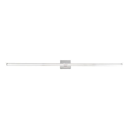 Epee LED Bath Vanity Light in Chrome (58.1-Inch).