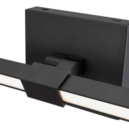 Epee LED Bath Vanity Light in Detail.
