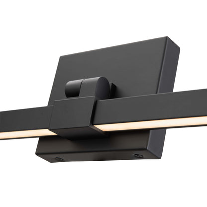 Epee LED Bath Vanity Light in Detail.