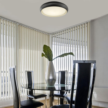 Euphoria LED Flush Mount Ceiling Light in dining room.