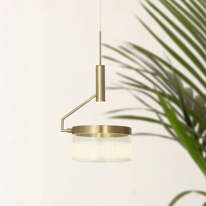 Fleming LED Pendant Light in living room.