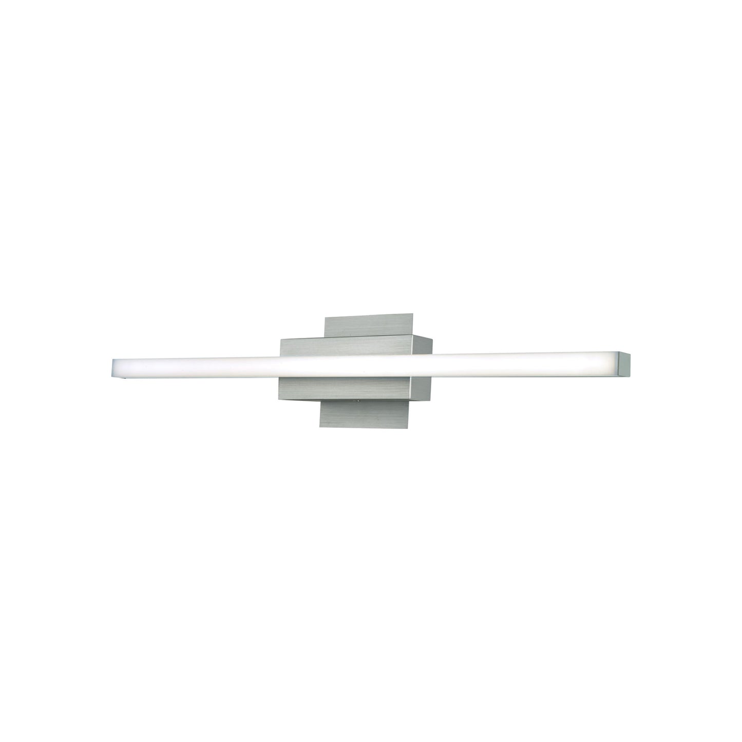 Foil LED Bath Vanity Light in Brushed Aluminum (23.8-Inch).