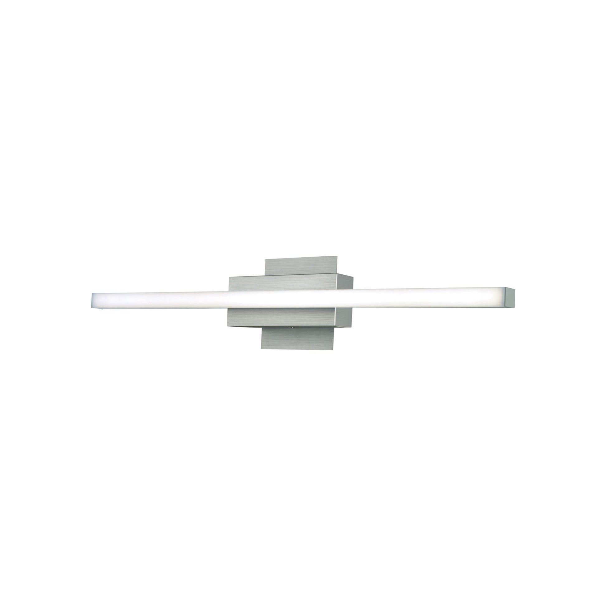 Foil LED Bath Vanity Light in Brushed Aluminum (23.8-Inch).