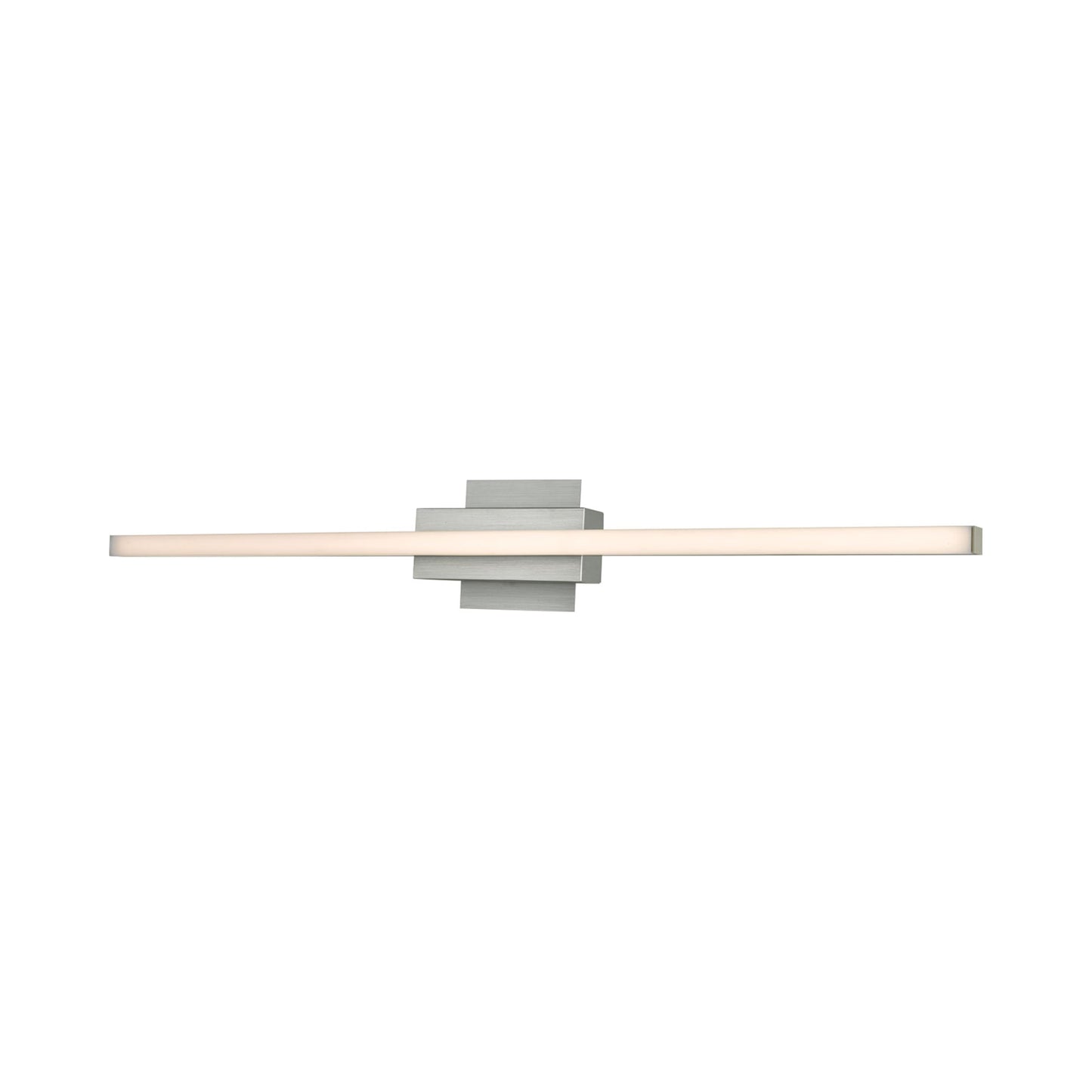 Foil LED Bath Vanity Light in Brushed Aluminum (31.5-Inch).