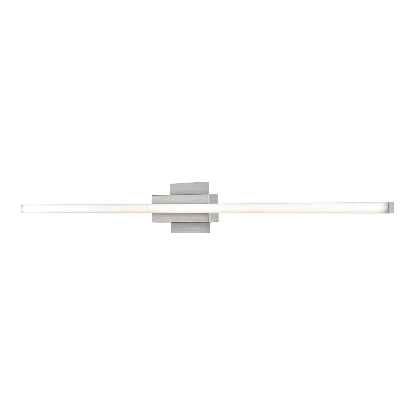 Foil LED Bath Vanity Light in Brushed Aluminum (39.5-Inch).