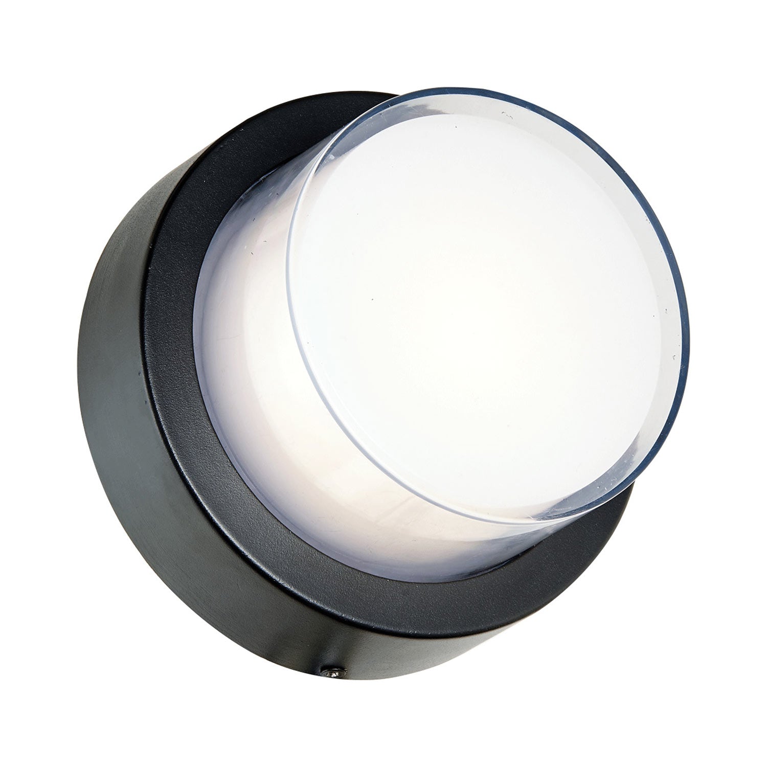Geo Round Outdoor LED Wall Light.