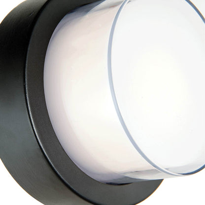 Geo Round Outdoor LED Wall Light in Detail.