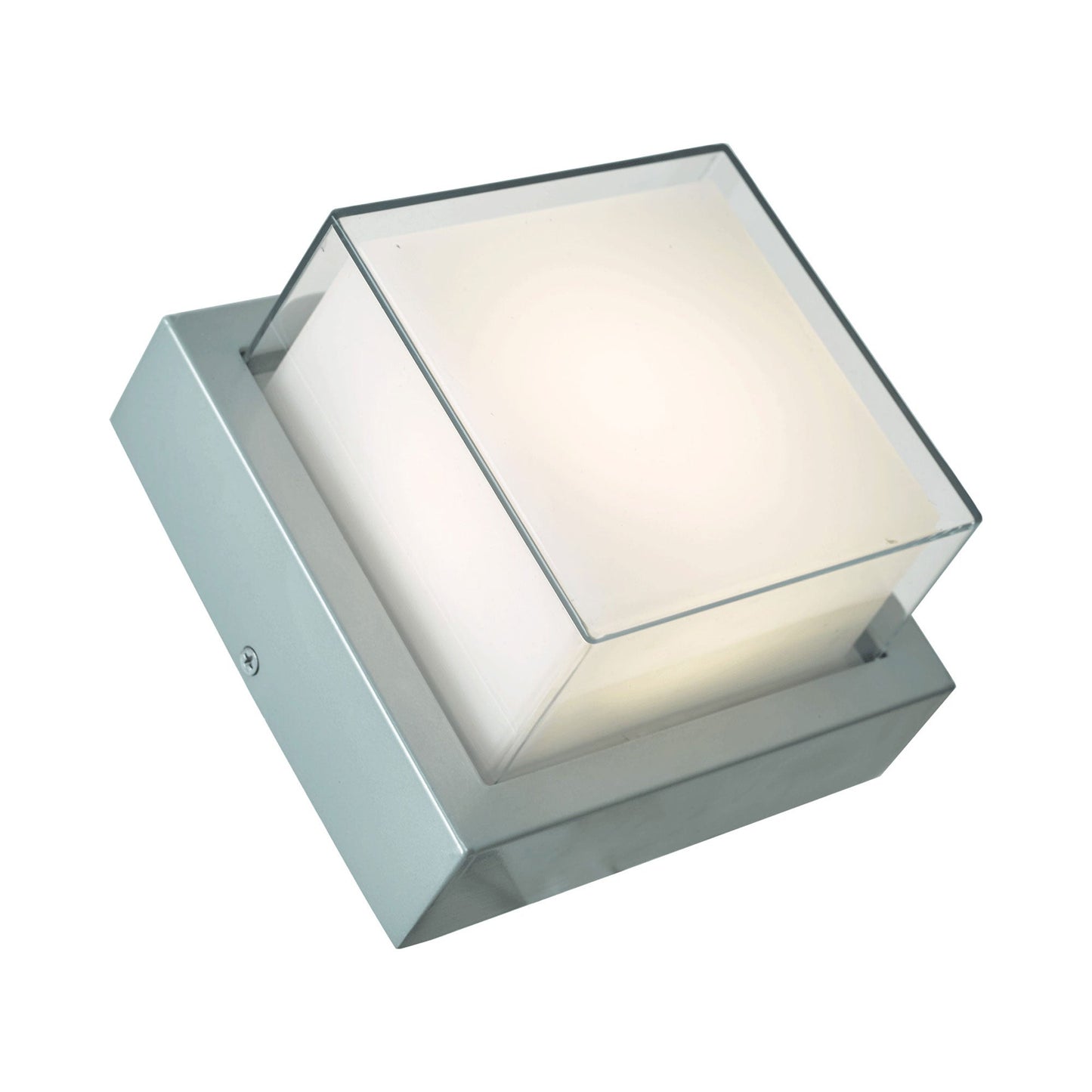 Geo Square Outdoor LED Wall Light in Detail.