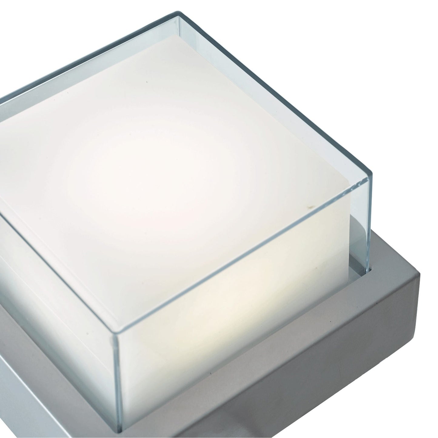Geo Square Outdoor LED Wall Light in Detail.