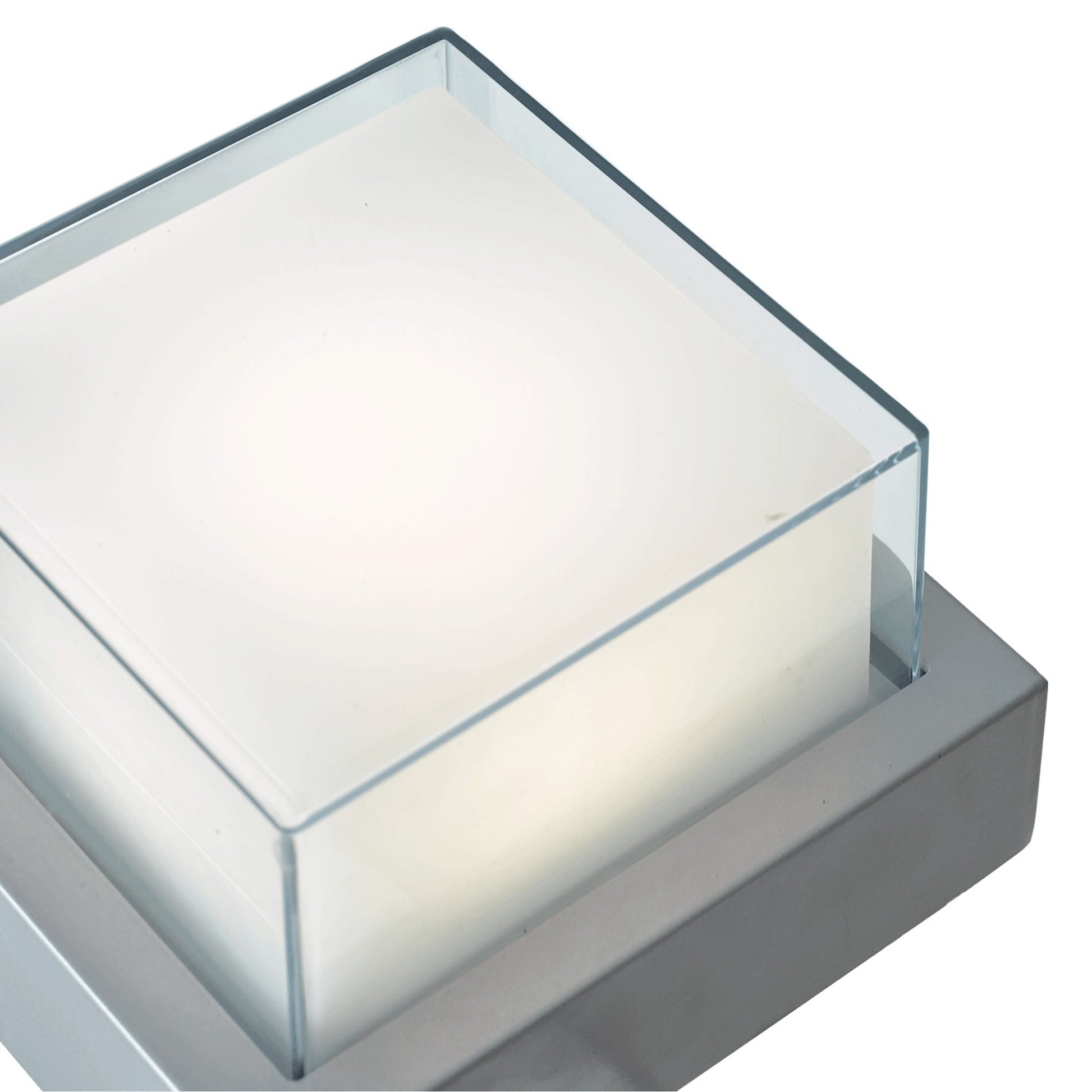 Geo Square Outdoor LED Wall Light in Detail.
