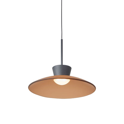 Horizon LED Pendant Light in Amber Glass.