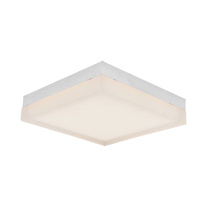 IceCube LED Flush Mount Ceiling Light in Chrome (12-Inch).