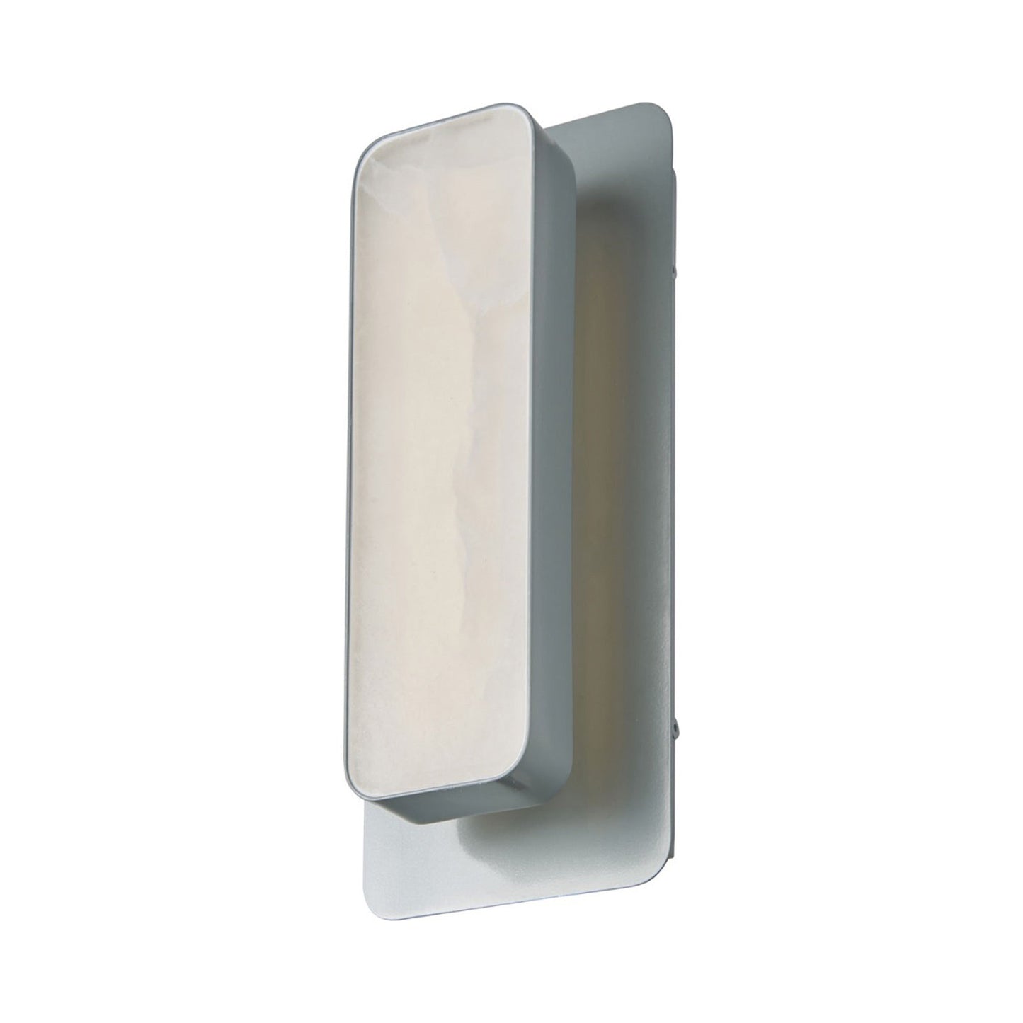 Ingot Outdoor LED Wall Light in Silica (11.6-Inch).