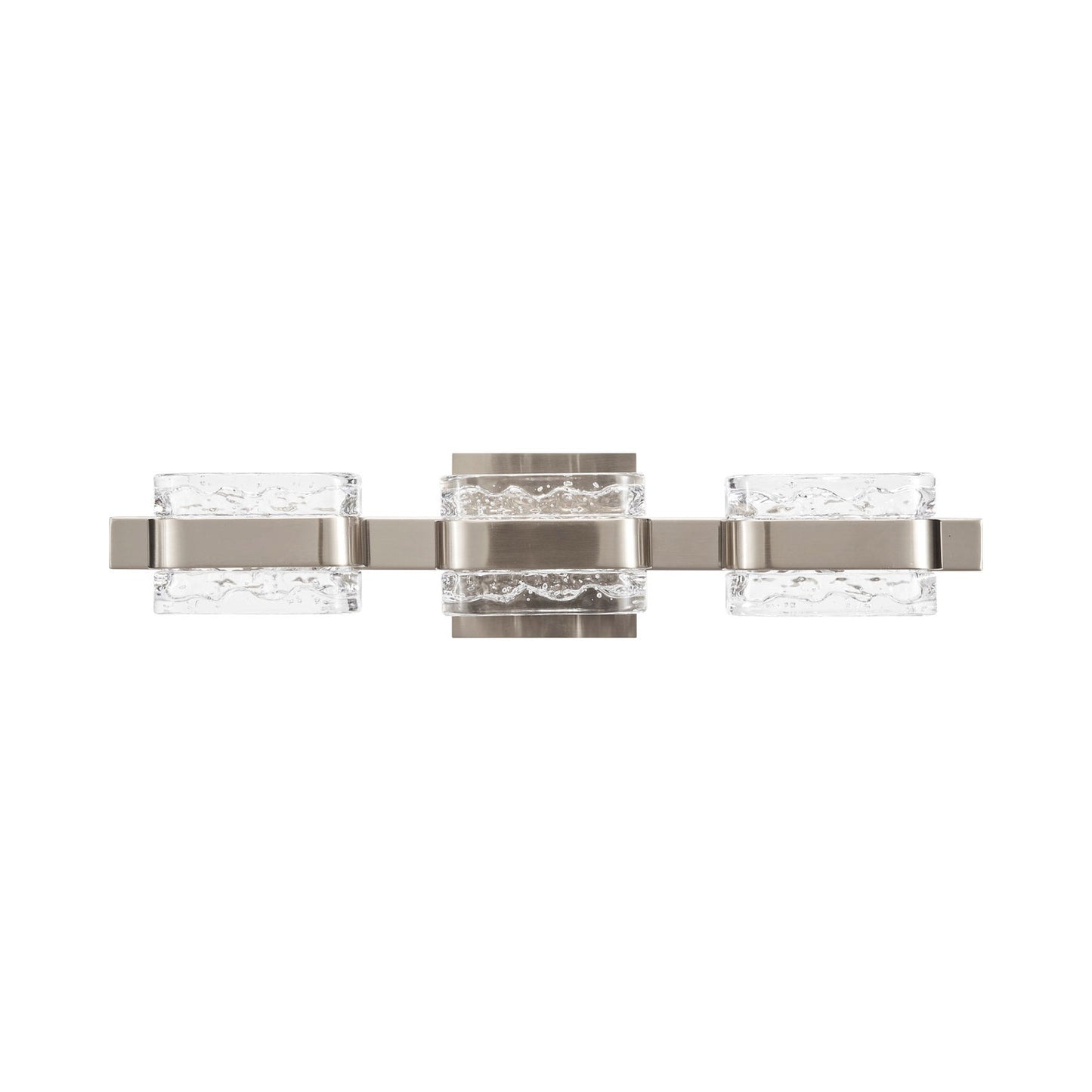 JoJo LED Bath Vanity Light in Brushed Nickel (3-Light).