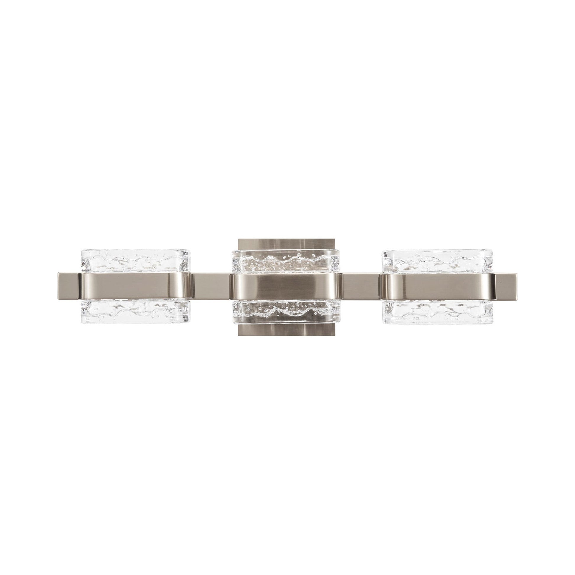 JoJo LED Bath Vanity Light in Brushed Nickel (3-Light).