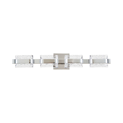 JoJo LED Bath Vanity Light in Brushed Nickel (4-Light).