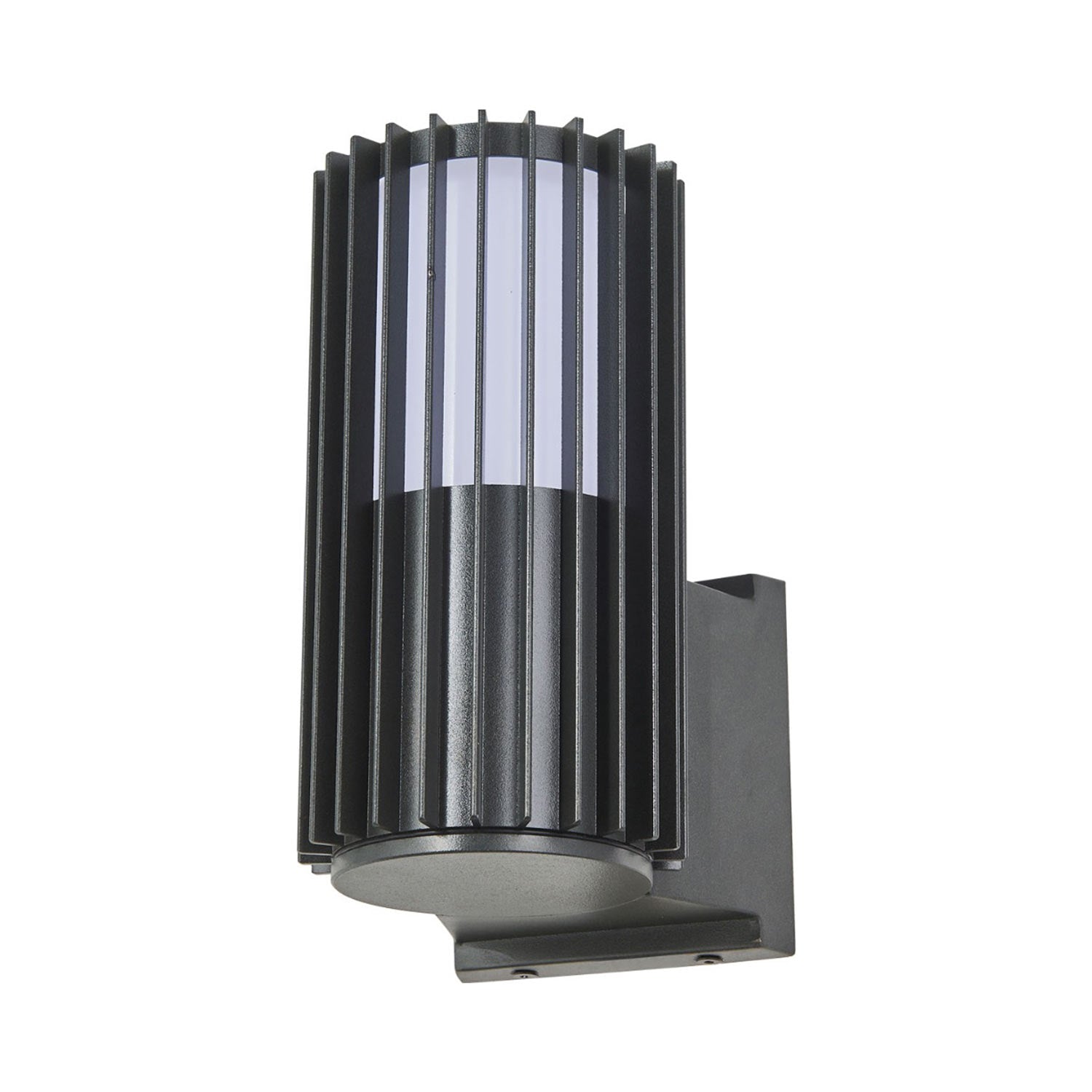 Lava Ribbed Outdoor LED Wall Light.