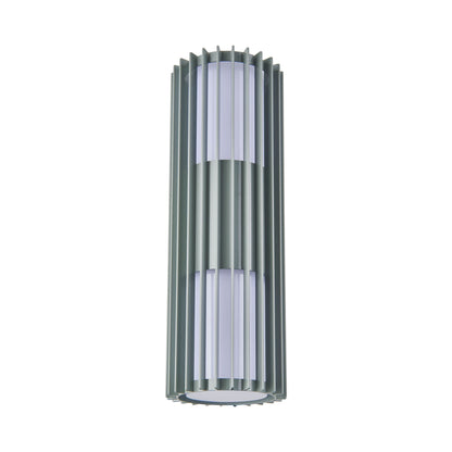 Lava Ribbed Outdoor LED Wall Light in Detail.