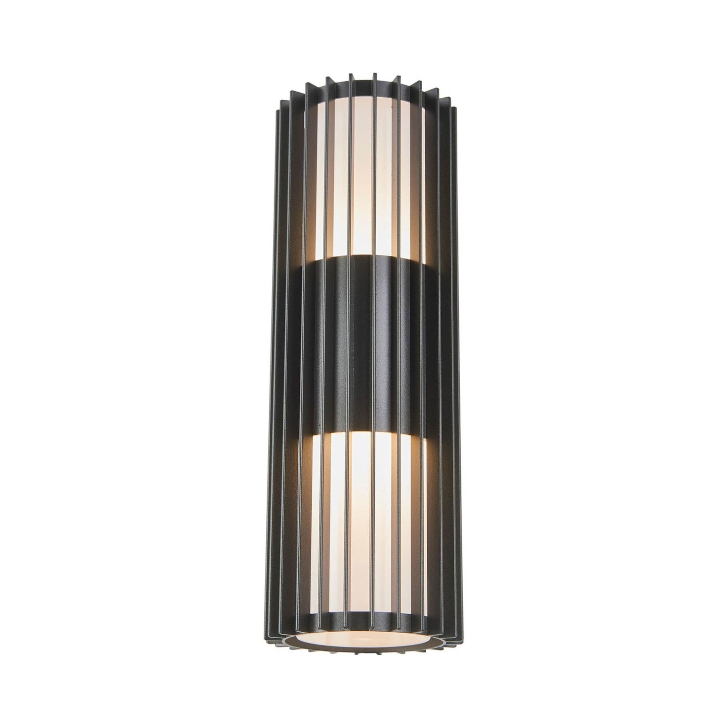 Lava Ribbed Outdoor LED Wall Light in Detail.