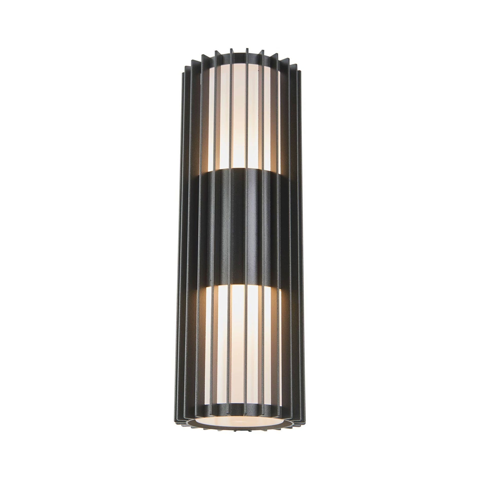 Lava Ribbed Outdoor LED Wall Light in Detail.