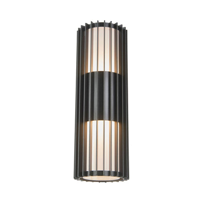 Lava Ribbed Outdoor LED Wall Light in Detail.