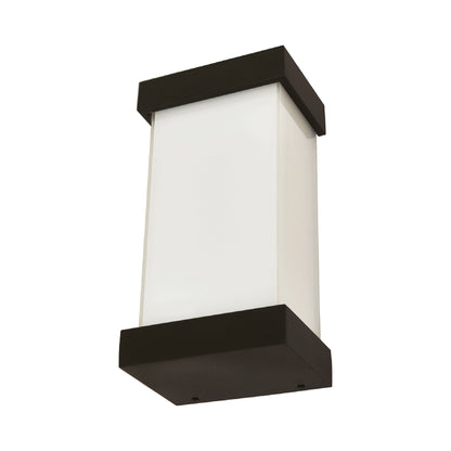 Loki Outdoor LED Wall Light in Matte Black (13.6-Inch).