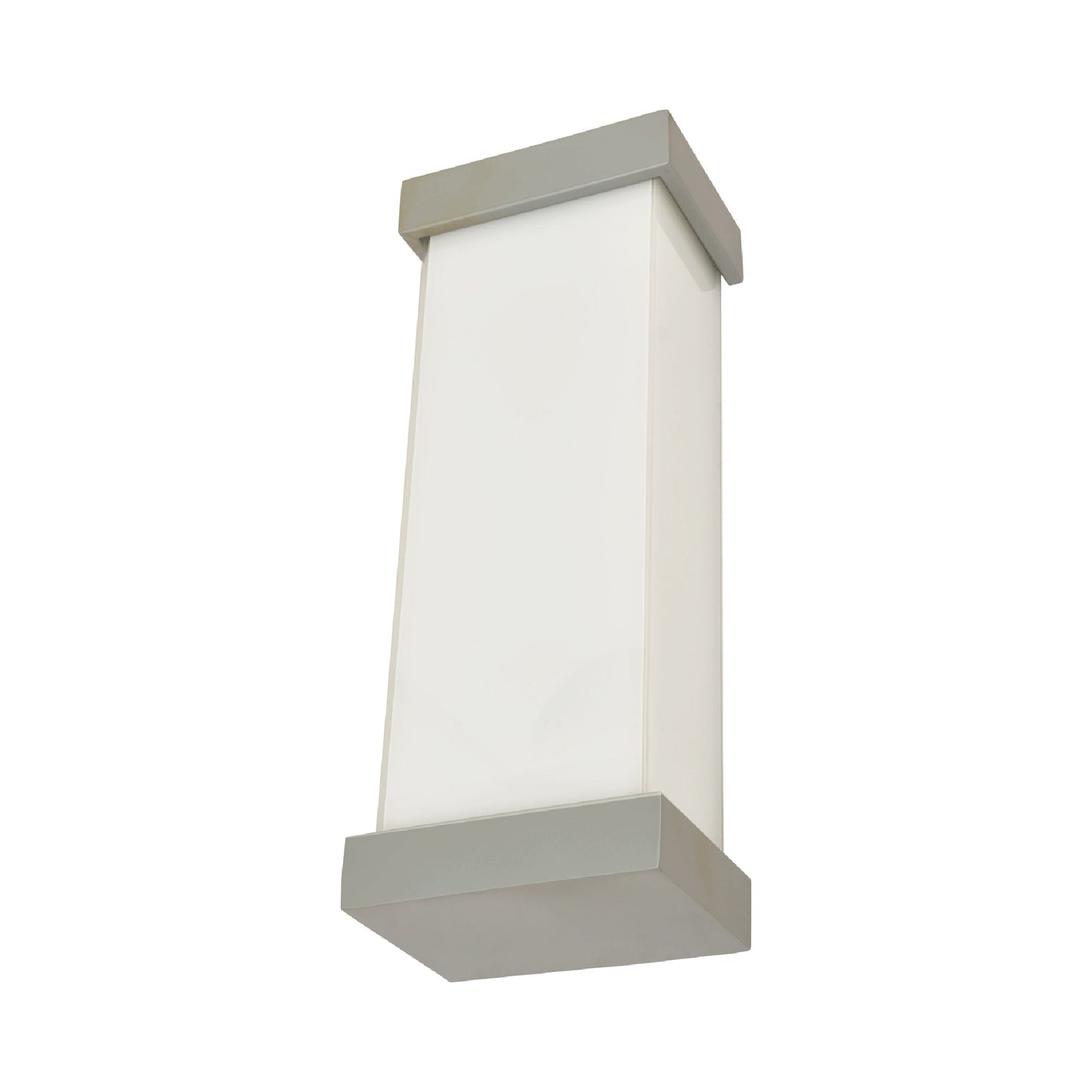 Loki Outdoor LED Wall Light in Silica (18.7-Inch).