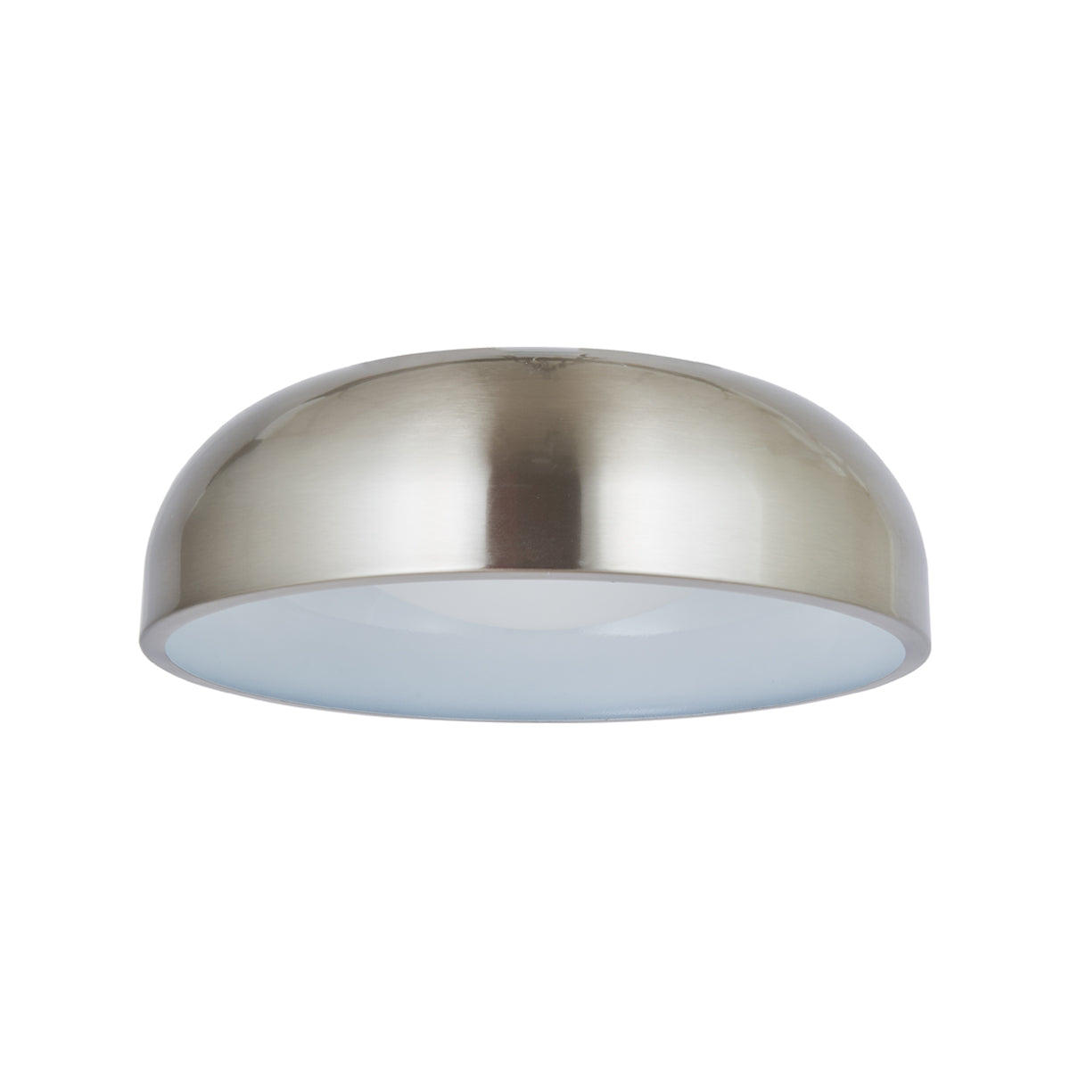 Lynx LED Flush Mount Ceiling Light in Brushed Nickel (13-Inch).