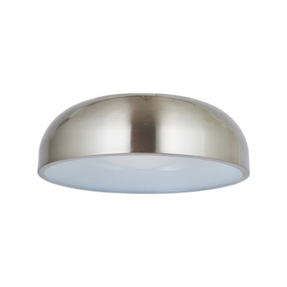 Lynx LED Flush Mount Ceiling Light in Brushed Nickel (13-Inch).