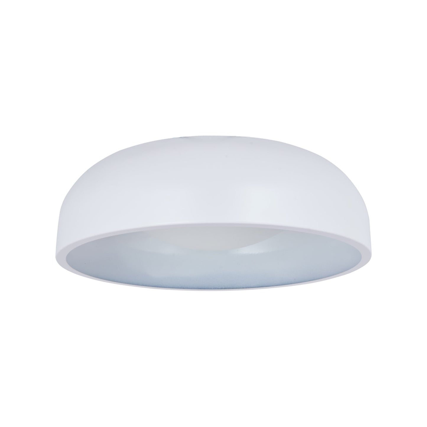 Lynx LED Flush Mount Ceiling Light in Matte White (13-Inch).